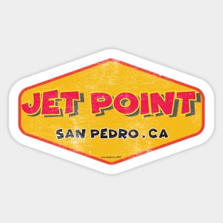 Jet Point Palos Verdes: California Surf Breaks Sticker